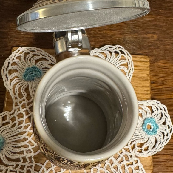 Intricately Designed Beer Stein with Native American Motif - Picture 7 of 15